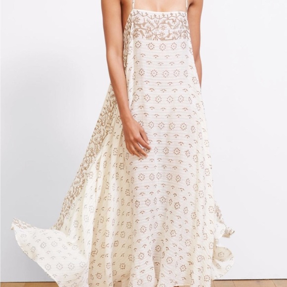 MesDemoiselles sleeveless Flowing Maxi Cover-up or dress NWT - Picture 3 of 11